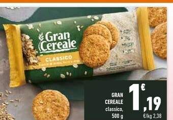 Conad Gran cereale Biscotti Mulino bianco offerta