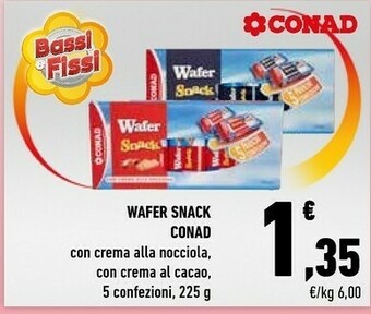 Conad Wafer offerta