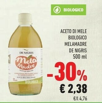 Conad De nigris Aceto offerta