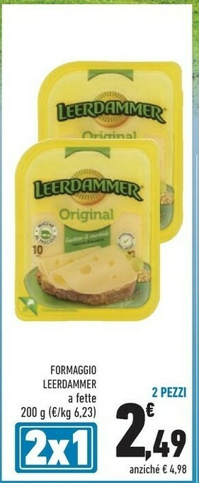 Conad Leerdammer Formaggio offerta