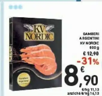 Conad Kv nordic Gamberi Argentini 800 G offerta