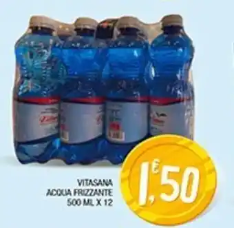 Splendidi e Splendenti Vitasana Acqua Frizzante 500mlx12 offerta