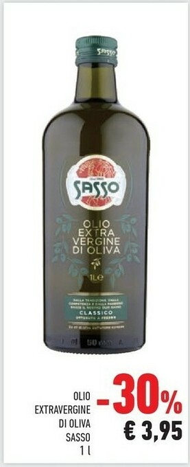 Conad Sasso Olio extravergine di oliva offerta
