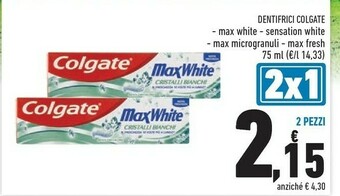 Conad Colgate Dentifricio offerta