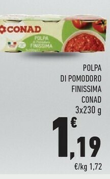 Conad Pomodori pelati offerta