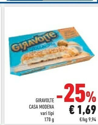 Conad Casa Modena Giravolte 170 G(ml) offerta