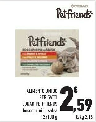 Conad Cibo per gatti offerta
