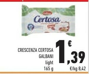 Conad Galbani Certosa offerta