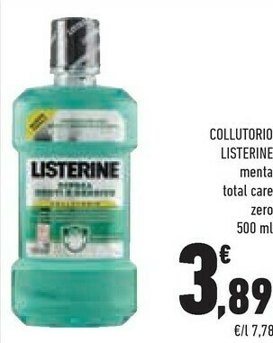Conad Listerine Colluttorio offerta