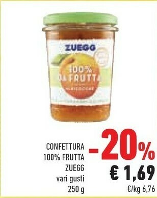Conad Zuegg Marmellata offerta