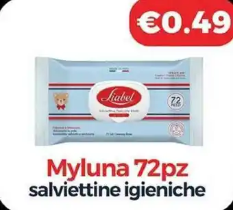 Costo Zero Myluna 72pz salviettine igieniche offerta