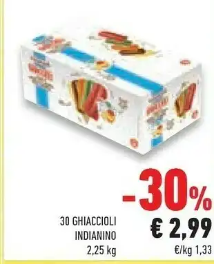 Conad Indianino Ghiaccioli offerta