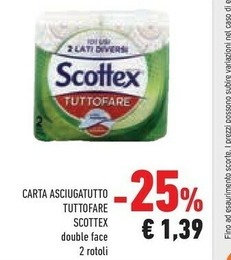 Conad Scottex Rotoli di carta offerta