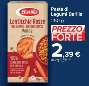 Esselunga Barilla Pasta di Legumi 250 g offerta
