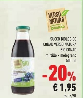 Conad Natura bio Succhi di frutta offerta