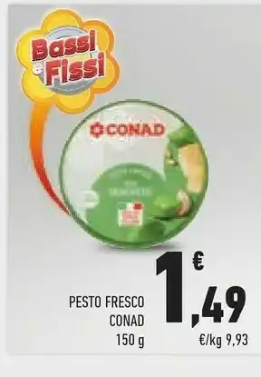 Conad Conad Pesto Fresco offerta