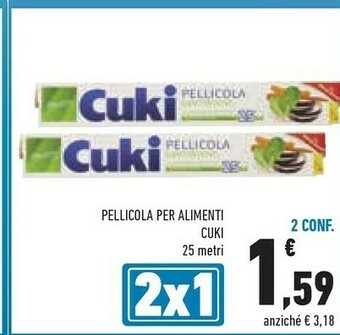 Conad Cuki Pellicola Trasparente offerta