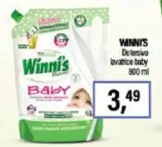 Caddy's Winni's Detersivo lavatrice baby 600 ml offerta