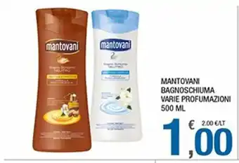 Splendidi e Splendenti Mantovani Bagnoschiuma Varie Profumazioni 500ml offerta