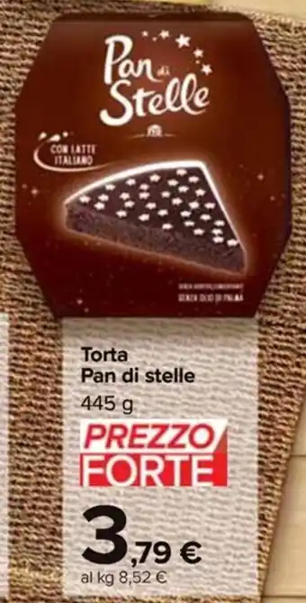 Esselunga Pan di stelle Torta 445 g offerta