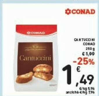 Conad Conad - I Cantuccini 250 G(ml) offerta