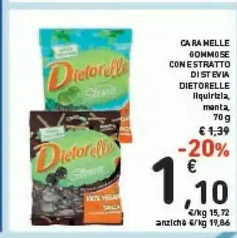 Conad Dietorelle Caramelle Gommose offerta