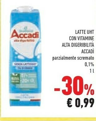 Conad Superstore Accadì Latte Granarolo offerta