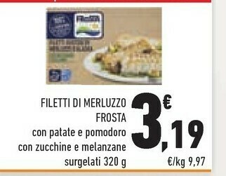 Conad Superstore Frosta Filetti di merluzzo offerta