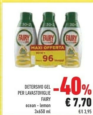 Conad Superstore Fairy Detersivo lavastoviglie offerta