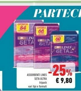 Conad Superstore Lines Assorbenti lines offerta