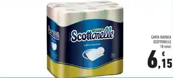 Conad Scottonelle Carta Igienica 18 rotoli offerta