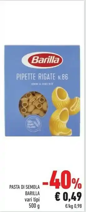 Conad City Barilla Pasta offerta