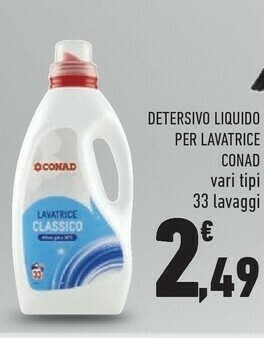 Conad City Detersivo lavatrice offerta