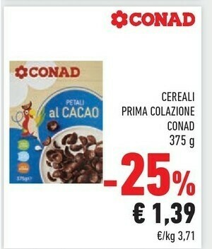Conad City Cereali offerta
