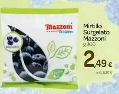 Carrefour Mazzoni Mirtillo Surgelato offerta