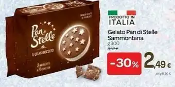 Carrefour Sammontana Gelato Pan Di Stelle offerta