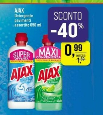 Caddy's Ajax Pulizia pavimenti offerta