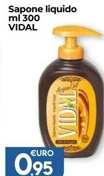 Colonial Sud Vidal Sapone liquido offerta
