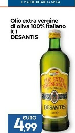 Colonial Sud Desantis Olio extravergine di oliva offerta