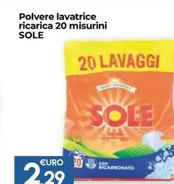 Sole Detersivo in polvere