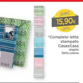 DPiù CasaxCasa Completo Letto Stampato offerta