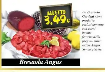 Doro Supermercati Gardani La Bresaola offerta