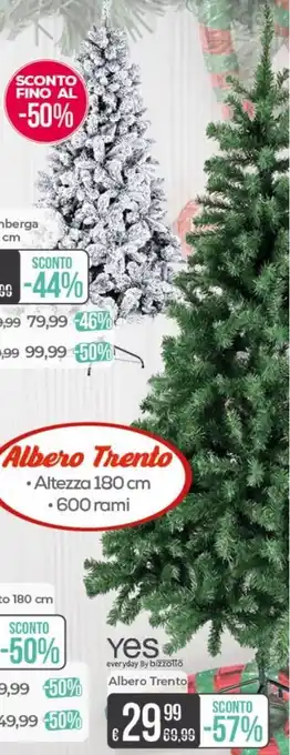Portobello Albero Trento Altezza 180 cm - 600 rami offerta