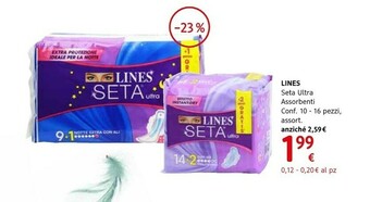 dm drogerie markt Lines Assorbenti lines offerta