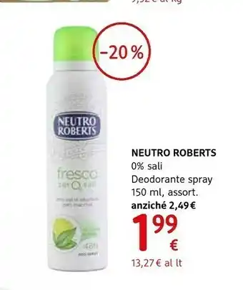 Neutro Roberts Deodorante