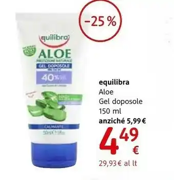dm drogerie markt Equilibra Crema corpo offerta