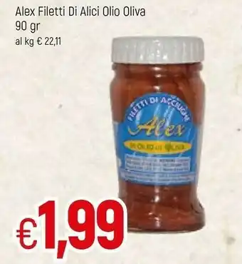 Famila Alex Filetti Di Alici Olio Oliva 90 Gr offerta