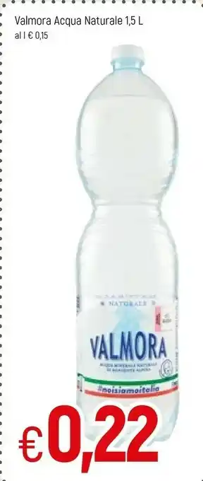 Famila Valmora Acqua Naturale offerta