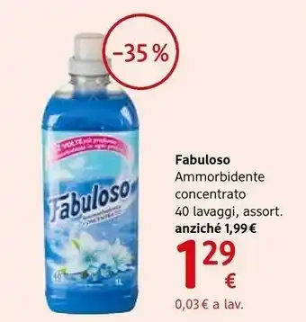 dm drogerie markt Fabuloso Ammorbidente offerta