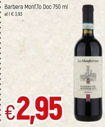 Famila Barbera Monf.To Doc offerta